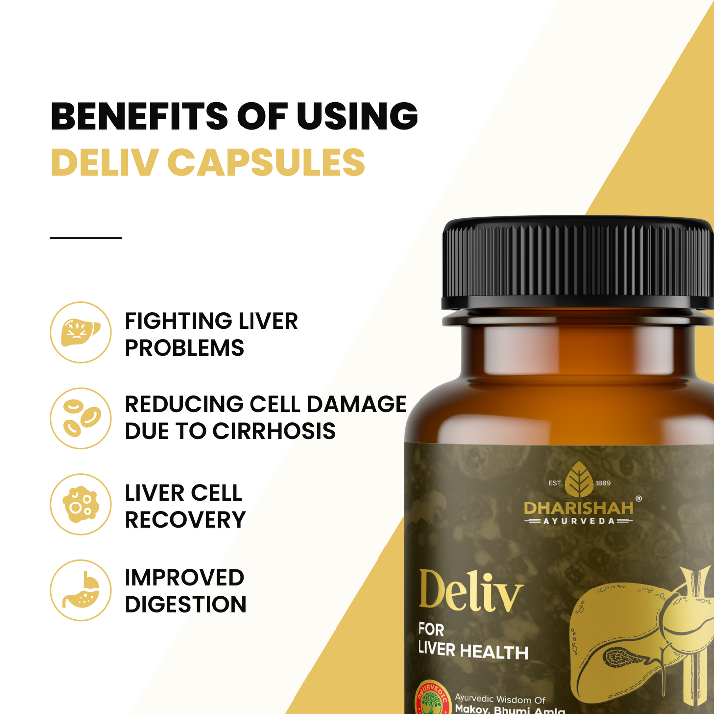 Benefits of using Deliv Capsules