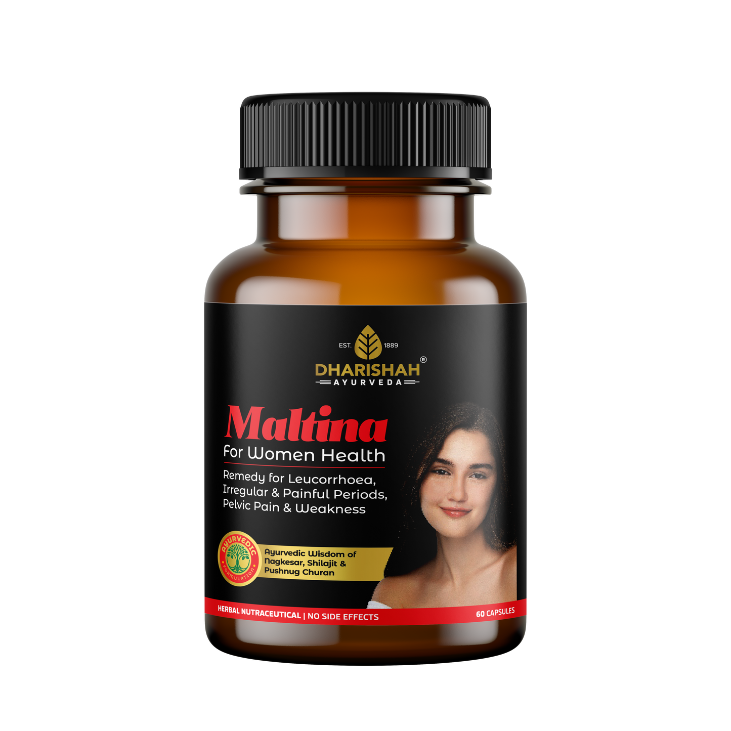 Ayurvedic Maltina capsules – women’s health supplement for pelvic pain and weakness