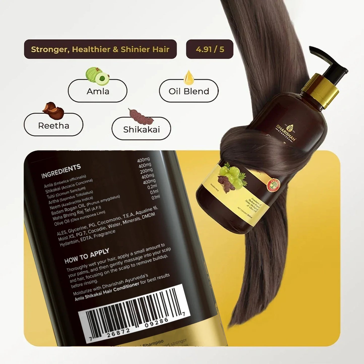Amla Shikakai Shampoo - Key Ingredients