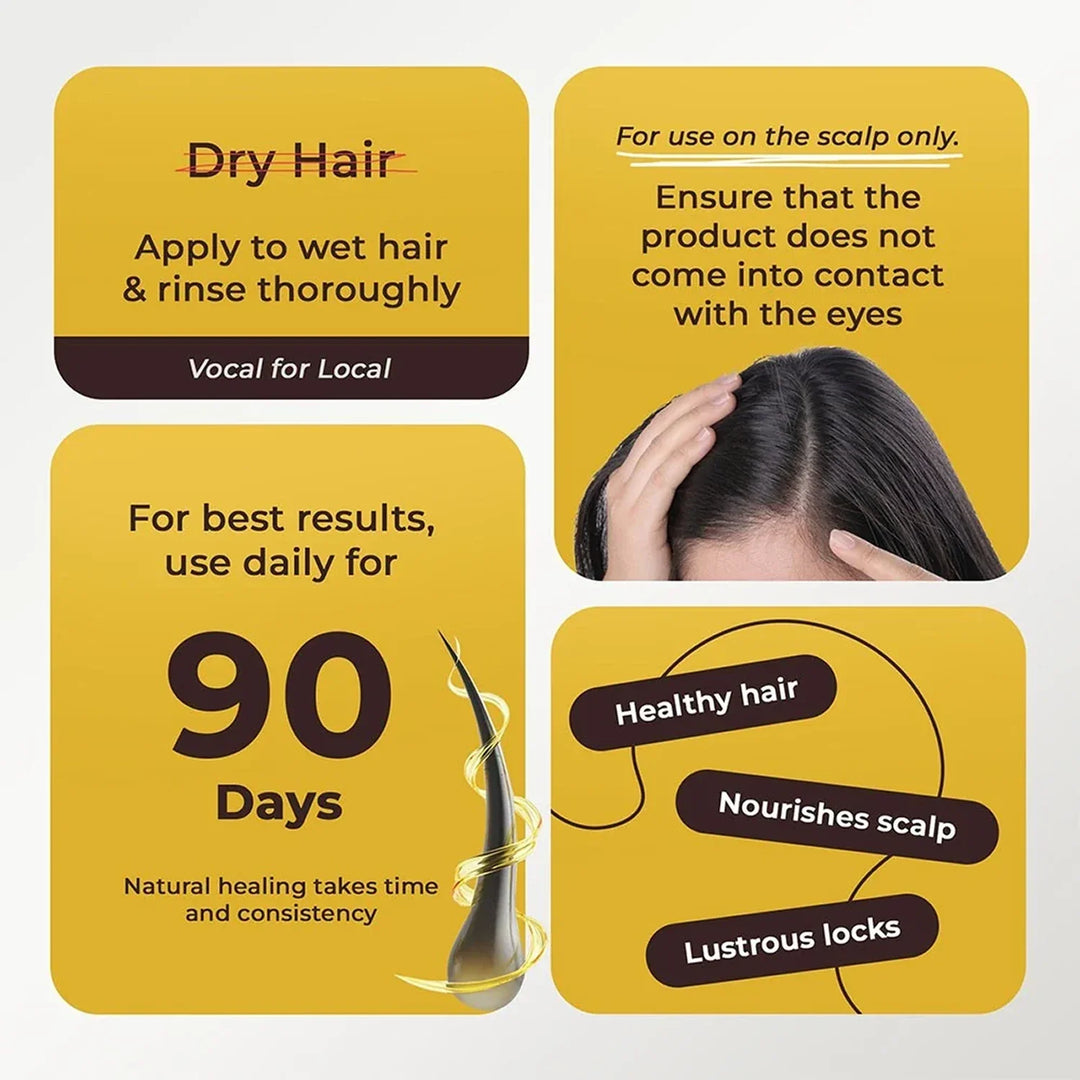 Amla Shikakai Shampoo - How to Use