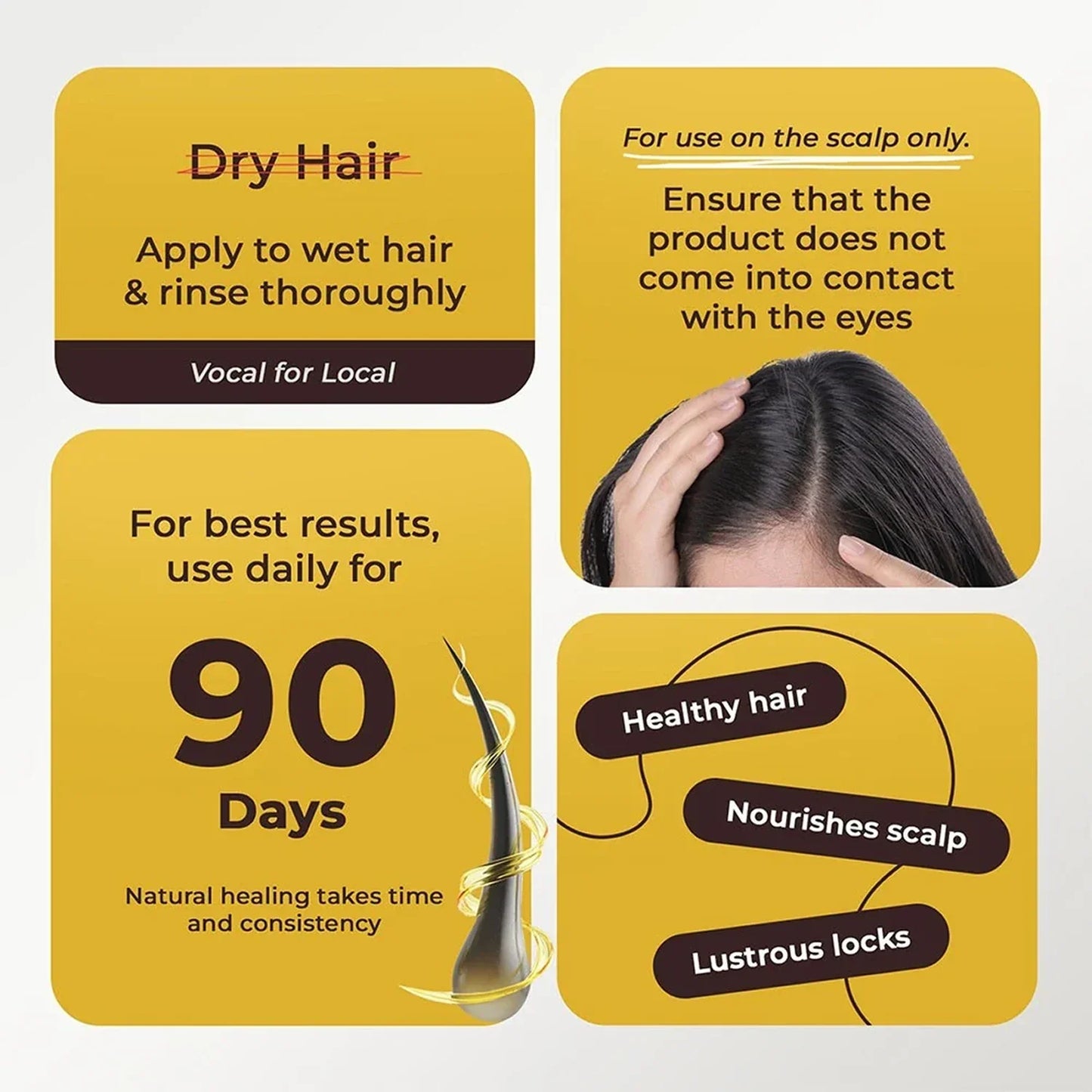 Amla Shikakai Shampoo - How to Use