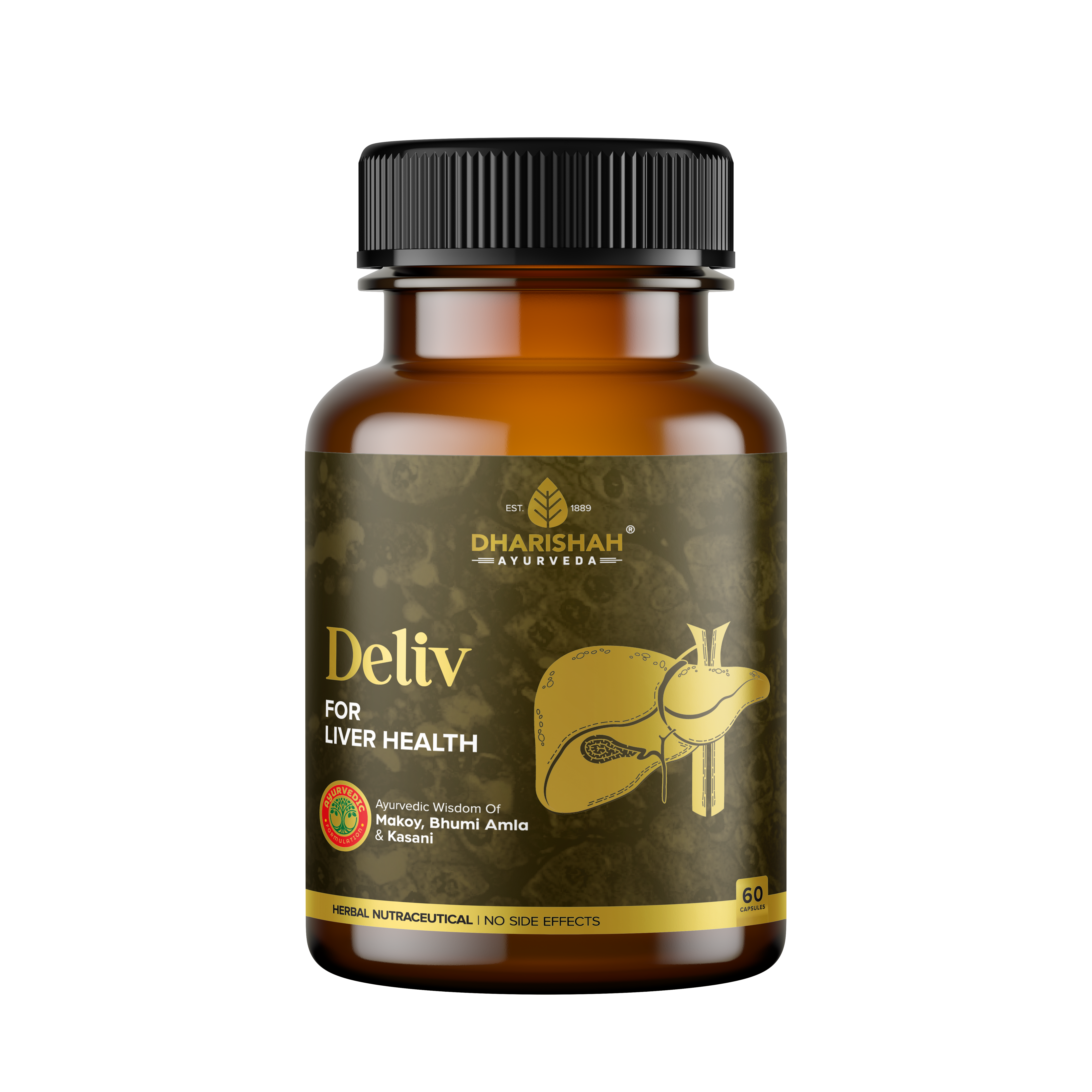 Dharishah Deliv Capsules Bottle of 180 QTY