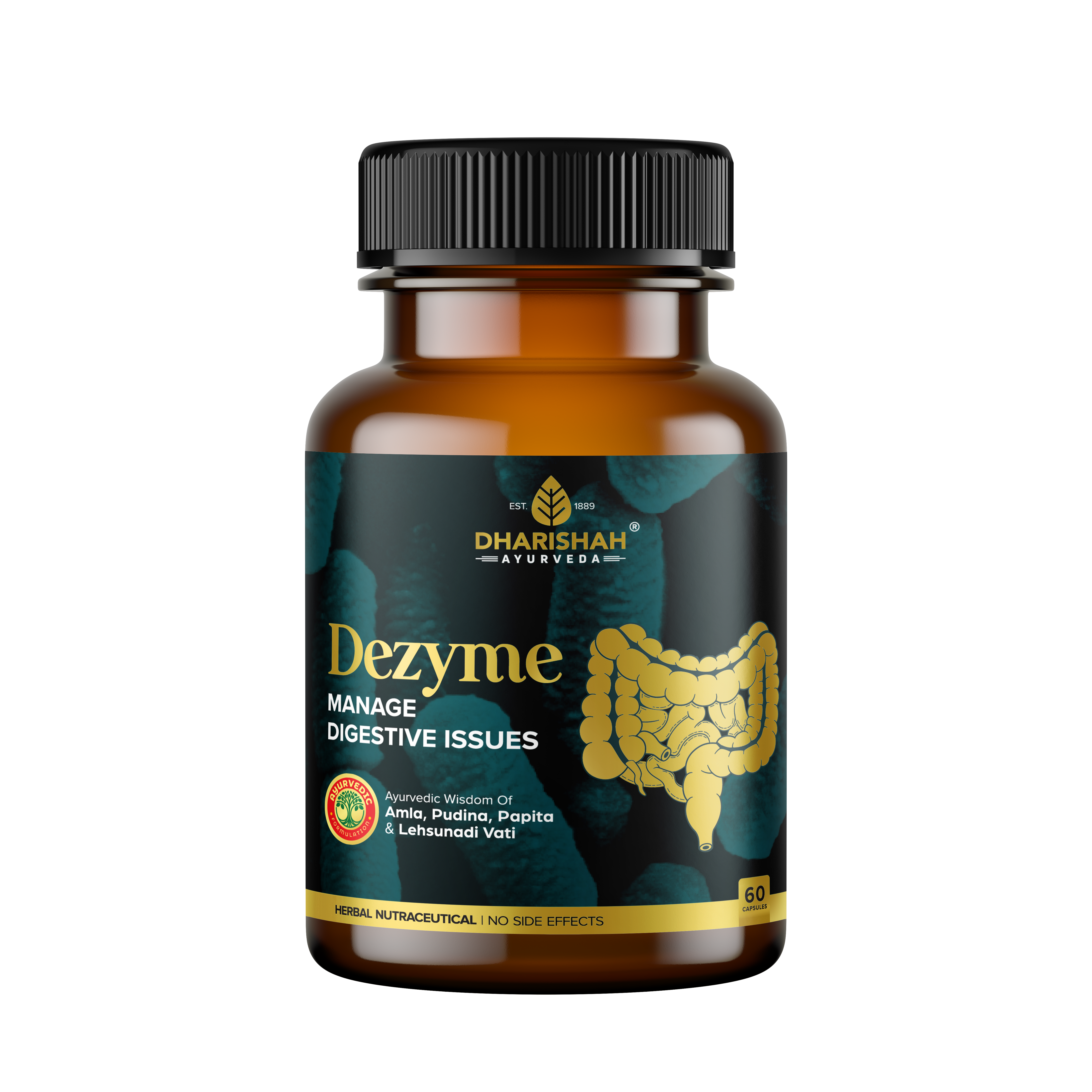 Dharishah Dezyme Capsules Bottle of 180 QTY