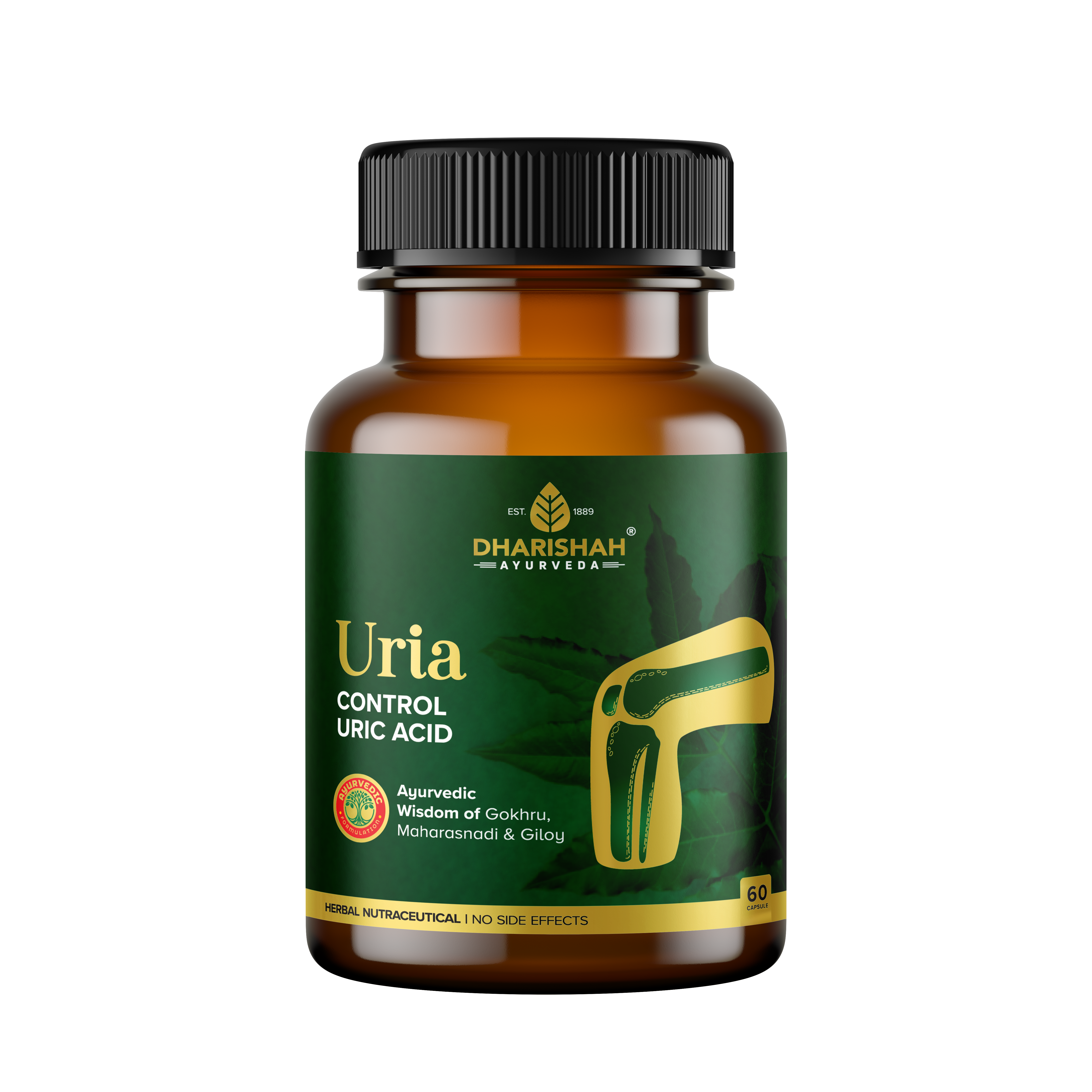 Dharishah Uria Capsules Bottle of 180 QTY