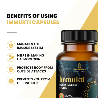 Benefits of using Immukti Capsules
