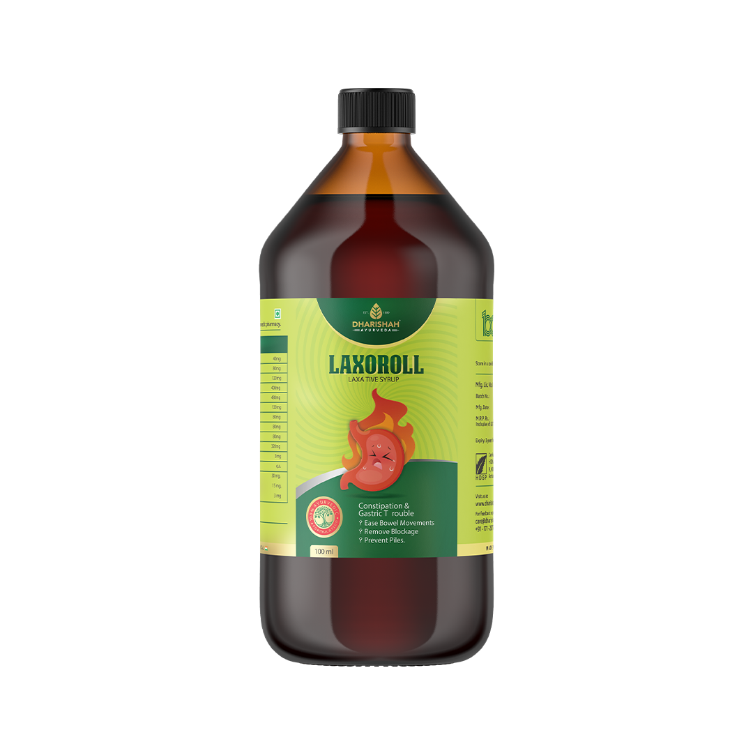 Laxoroll Syrup – Ayurvedic relief for constipation and digestion support