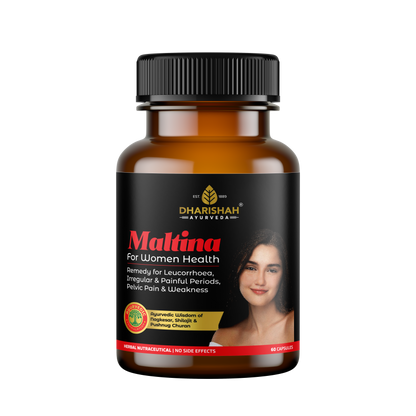 Ayurvedic Maltina capsules – women’s health supplement for pelvic pain and weakness