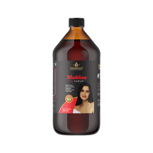 Maltina DS Syrup – natural Ayurvedic remedy for leucorrhoea, painful periods, and weakness