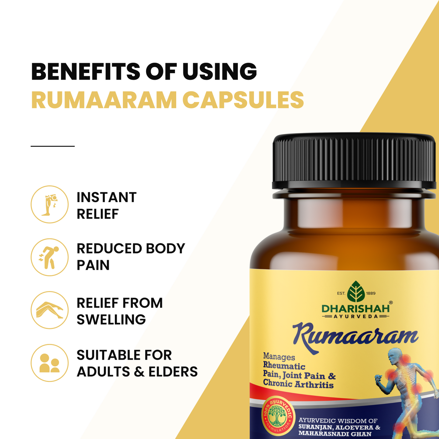 Benefits of using Rumaaram Capsules
