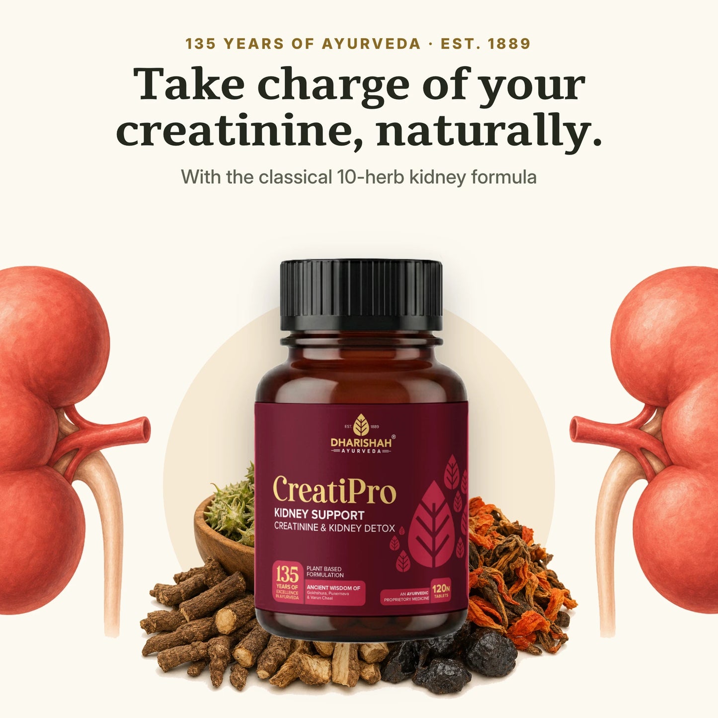 CreatiPro Tablets — take charge of your creatinine, naturally