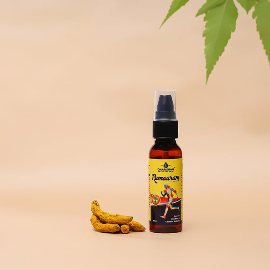 Rumaaram Pain Relief Oil for Joint & Muscle Pain – Dharishah Ayurveda